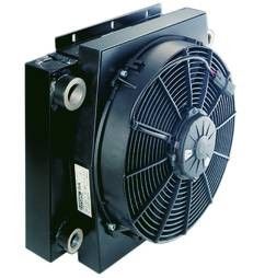 Hút chân không công nghiệp nhôm thủy lực Dầu trao đổi nhiệt với Fan