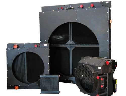 Nhỏ gọn Perkins Máy phát điện thủy lực Dầu trao đổi nhiệt nhôm