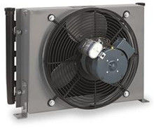 Trọng lượng nhẹ nhôm thủy lực Dầu Cooler Với Fan, làm mát dầu nhôm