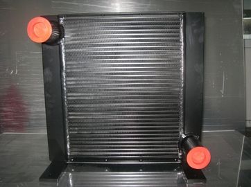 Đen Plate Fin hàn thủy lực Dầu trao đổi nhiệt cho máy xúc / vibratile lăn