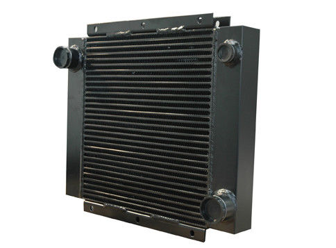 Brazed nhôm tấm Fin trao đổi nhiệt nước hàn Cooler Với Fan