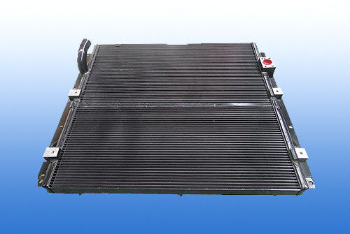 Brazed nhôm tấm Fin trao đổi nhiệt nước hàn Cooler Với Fan