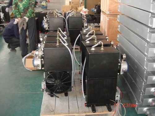 Tùy chỉnh Mảng Và Fin trao đổi nhiệt Hệ thống làm lạnh Với Fan