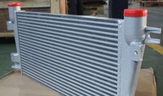 Nhôm tấm Và Fin trao đổi nhiệt dầu Air Cooler hệ thống thủy lực xe tải nặng