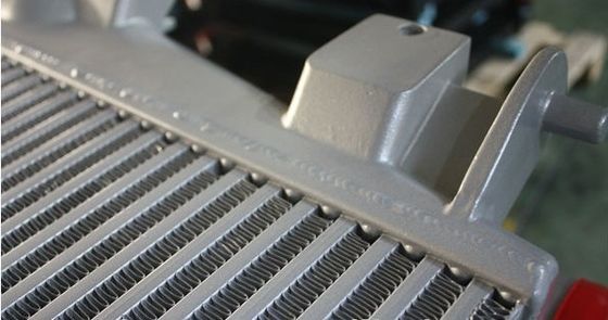 Nhôm tấm Và Fin trao đổi nhiệt dầu Air Cooler hệ thống thủy lực xe tải nặng