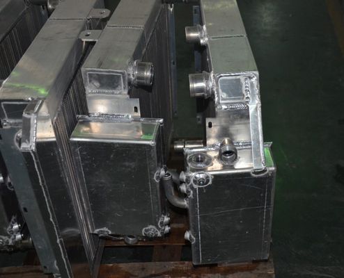 Trọng lượng nhẹ Máy nén khí trao đổi nhiệt, bộ trao đổi nhiệt hàn đầy đủ