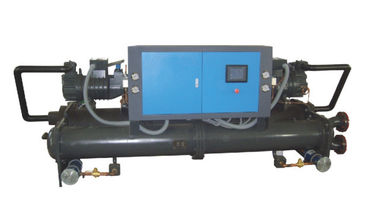 Injection Molding Machine Nước làm mát bằng vít Chiller Với Compressor đúp