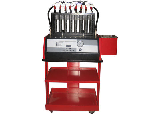 8 xi lanh Fuel Injector Cleaner Máy và Tester WDF-8H Với Van xả bằng tay