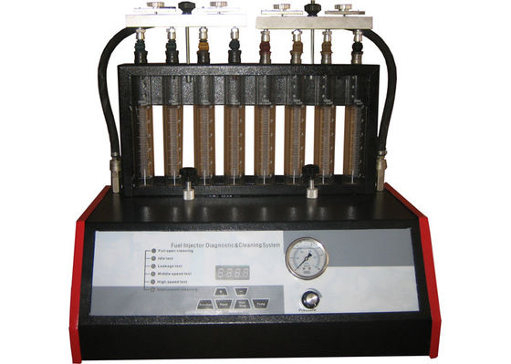 8 xi lanh Fuel Injector Cleaner Máy và Tester WDF-8H Với Van xả bằng tay