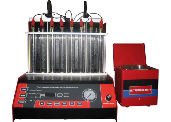 Hiệu suất nhiên liệu Injector Testing Và Máy làm sạch siêu âm Với riêng Bath