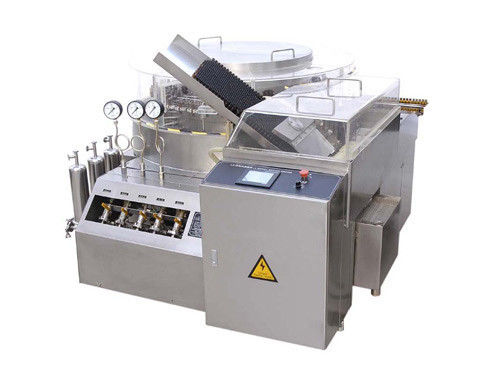 Dây chuyền máy chiết rót chai chất lỏng với rửa siêu âm chai chất lỏng bằng miệng