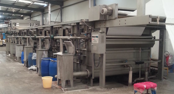 Hai ổ xuống hướng dẫn con lăn dệt kim No-căng máy rửa công nghiệp