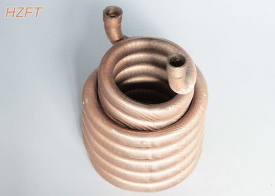 Máy nước nóng không bình tích hợp cuộn ống đồng làm thiết bị trao đổi nhiệt