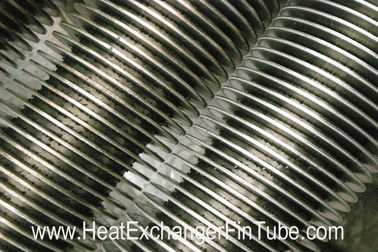SS409 / SS410 xoắn ốc vây ống, trao đổi nhiệt rắn và răng cưa ống vây