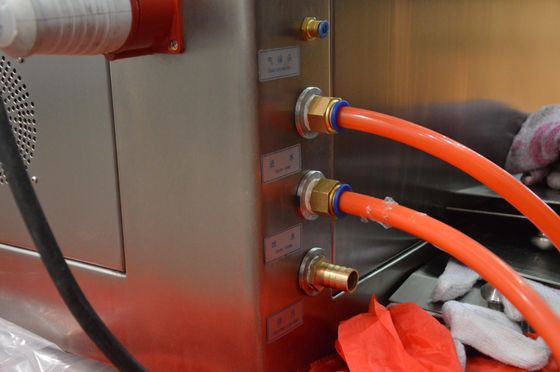 Máy tạo hạt bột khô màn hình cảm ứng Siemens đi kèm với máy làm lạnh nước
