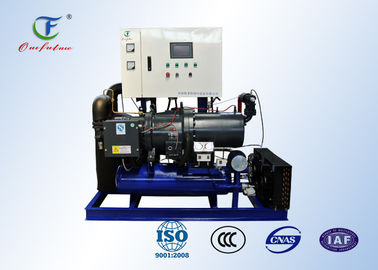 Bộ phận máy nén trục vít với điều khiển PLC và máy nén Bitzer CSH cho kho lạnh R407C 2 ℃