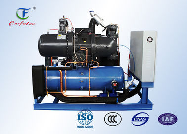 Bộ phận máy nén trục vít với điều khiển PLC và máy nén Bitzer CSH cho kho lạnh R407C 2 ℃
