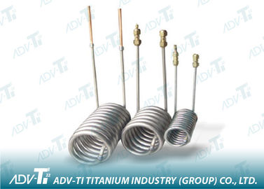 OEM GR1 Dàn Titanium ống GR2 ASTM B862 Titan hàn ống cho bộ trao đổi nhiệt